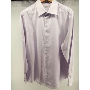 Suitsupply Traveller Slim Fit Mens Light Purple Dress Shirt Men's Size‎ 42 16.5